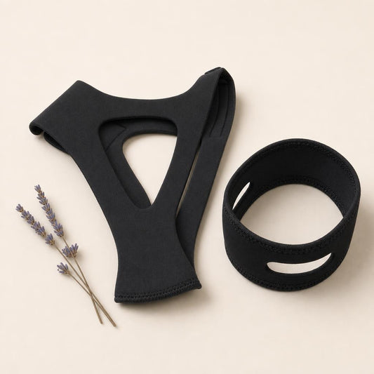 Hushwell Quiet Night Duo: chin strap and chin strap band